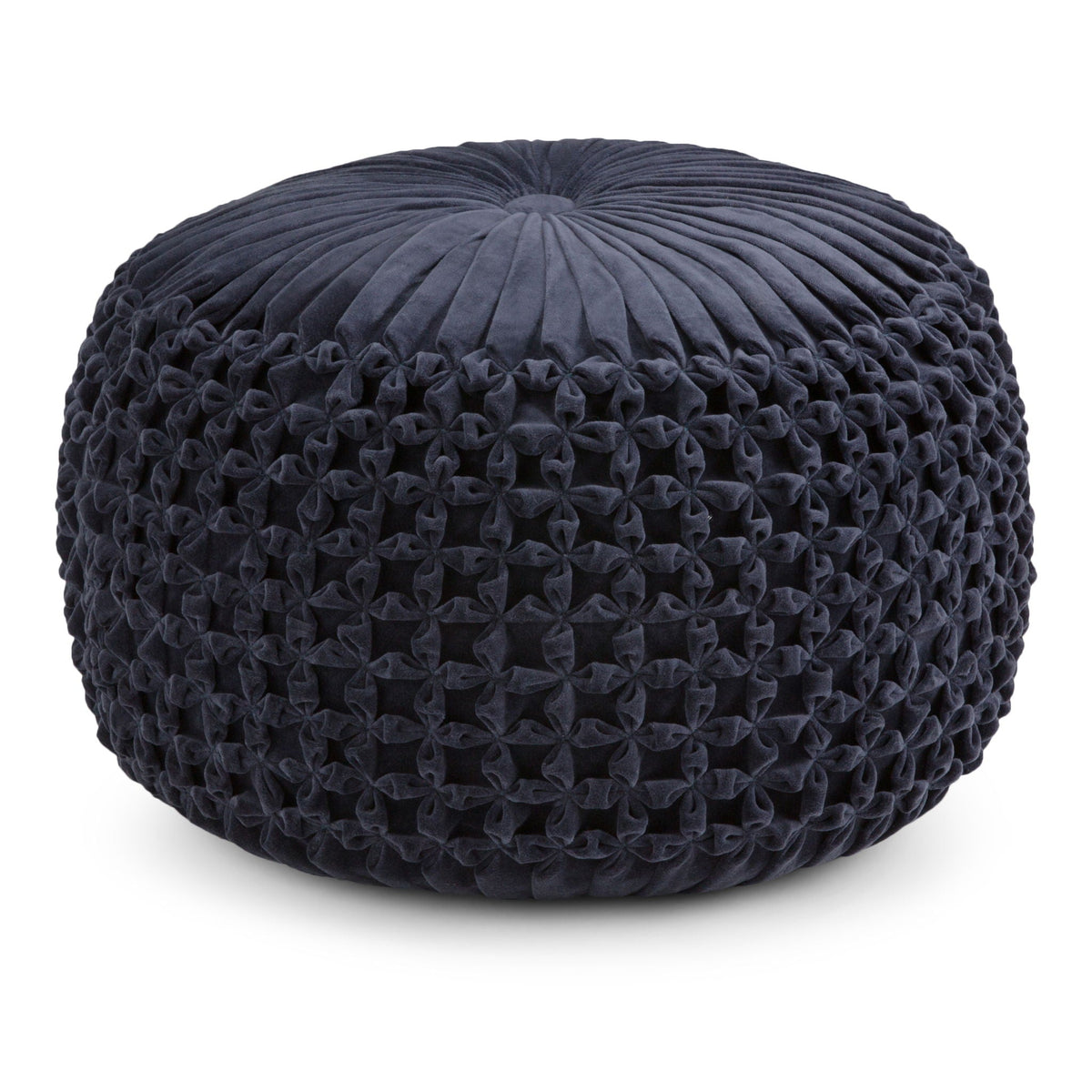 Renee - Handcrafted Round Pouf by Unique Piece Furniture