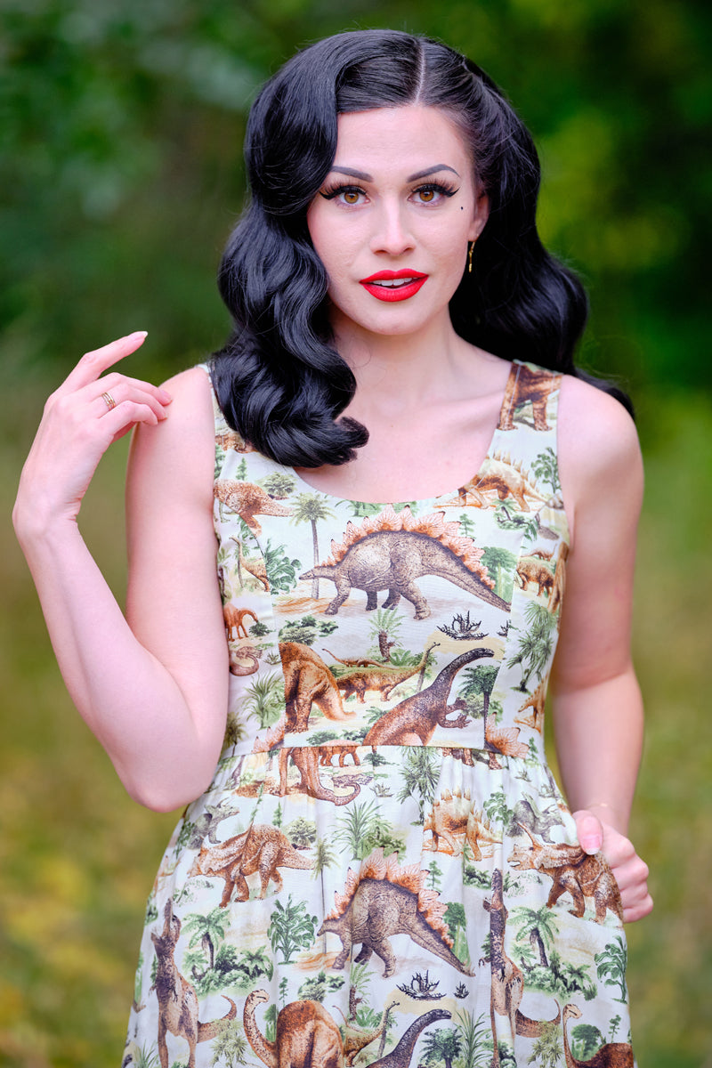 Prehistoric Dress - Small only, 1 left! by Retrolicious