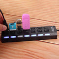 7 Port USB 2.0 Hub High Speed Multiport by DailySale