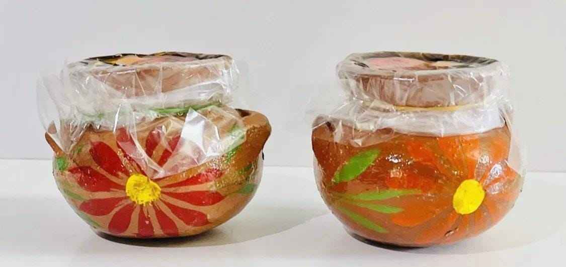 Cantaritos de Barro con Tamarindo Clay Tamarind Cups
