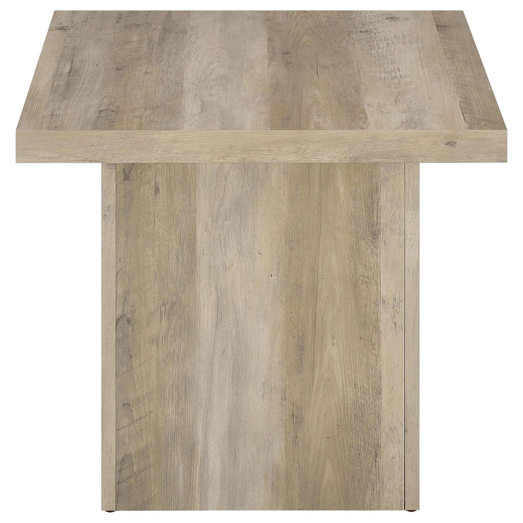 Devar 2-piece Square Coffee End Table Set Distressed Pine by Unique Piece Furniture