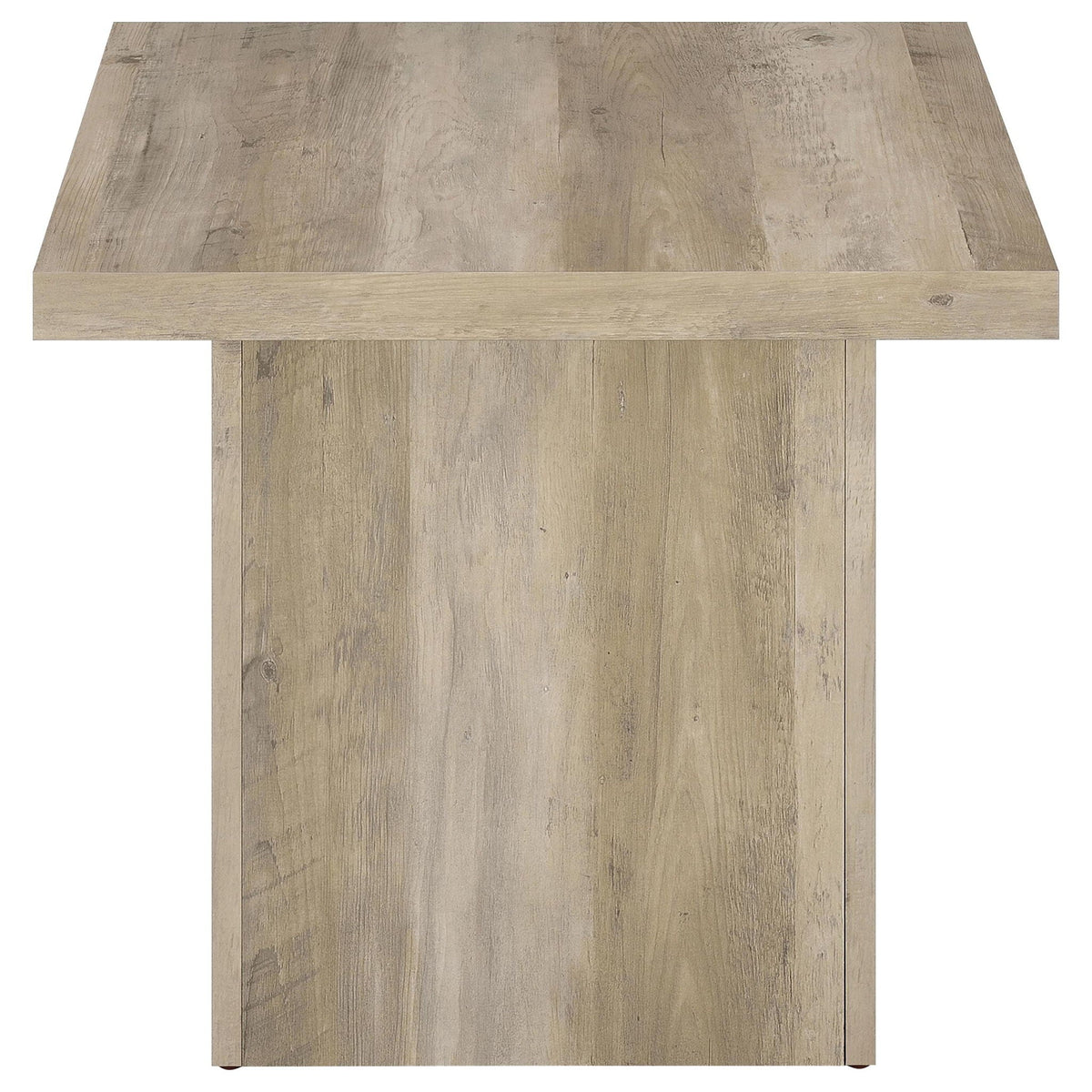 Devar 2-piece Square Coffee End Table Set Distressed Pine by Unique Piece Furniture