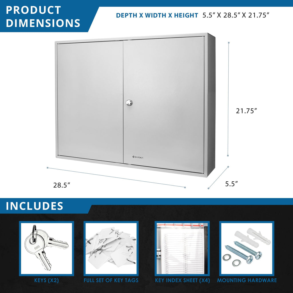 Adjustable Key Cabinet With Lock by Unique Piece Furniture