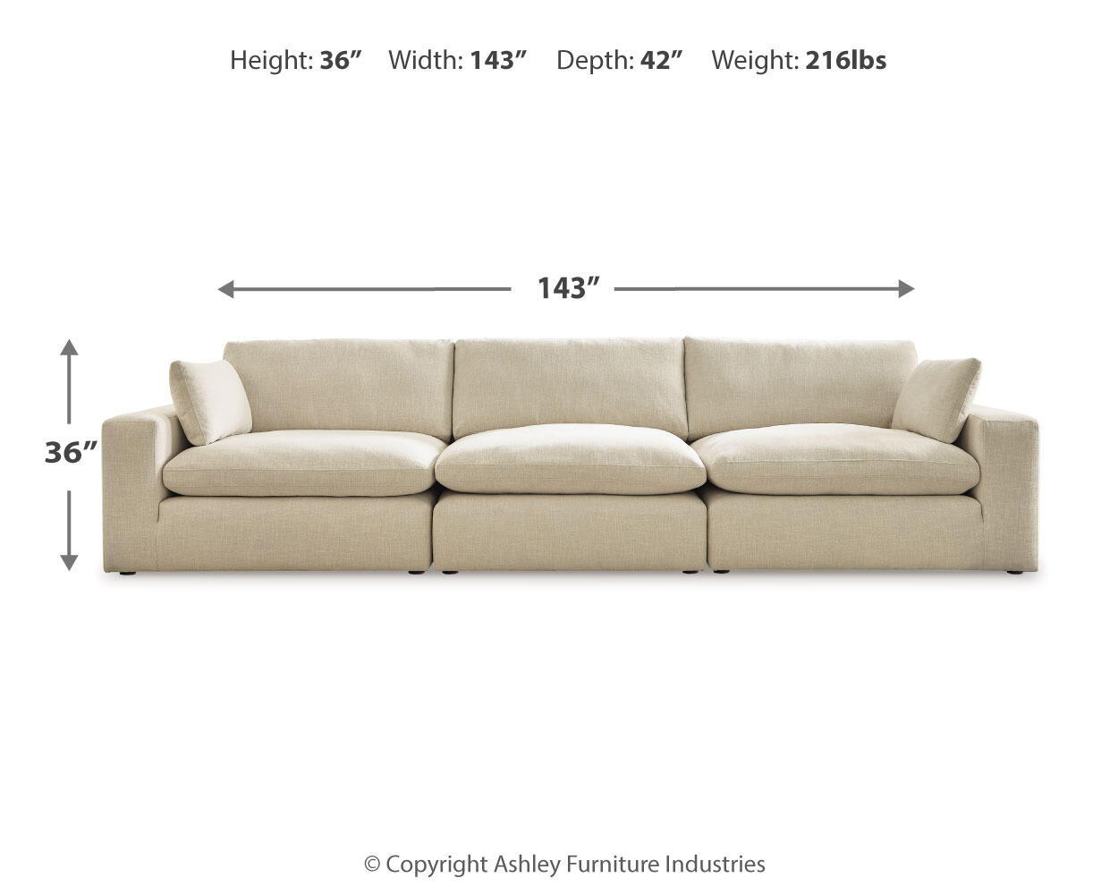 Elyza - Sectional by Unique Piece Furniture