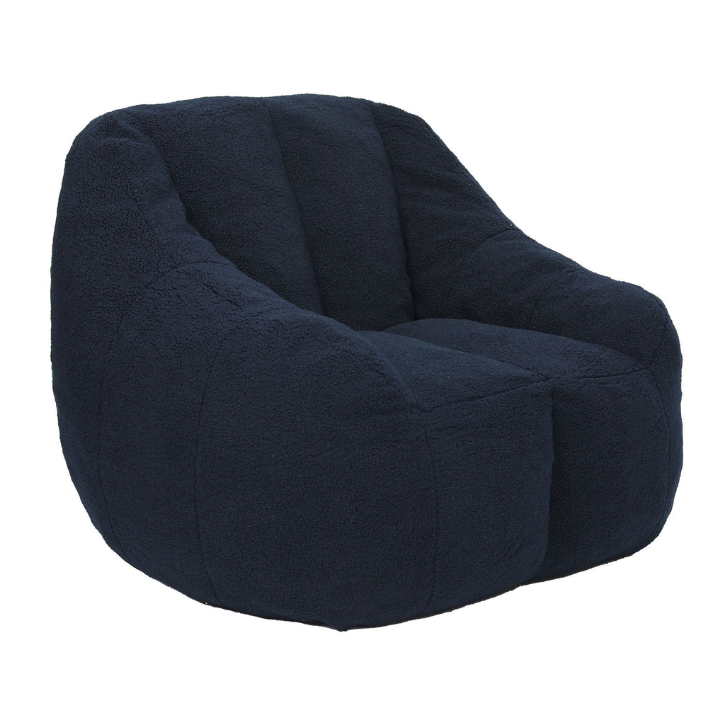 Comfy Bean Bag Chair With Memory Foam Filler, Tufted Soft by Unique Piece Furniture