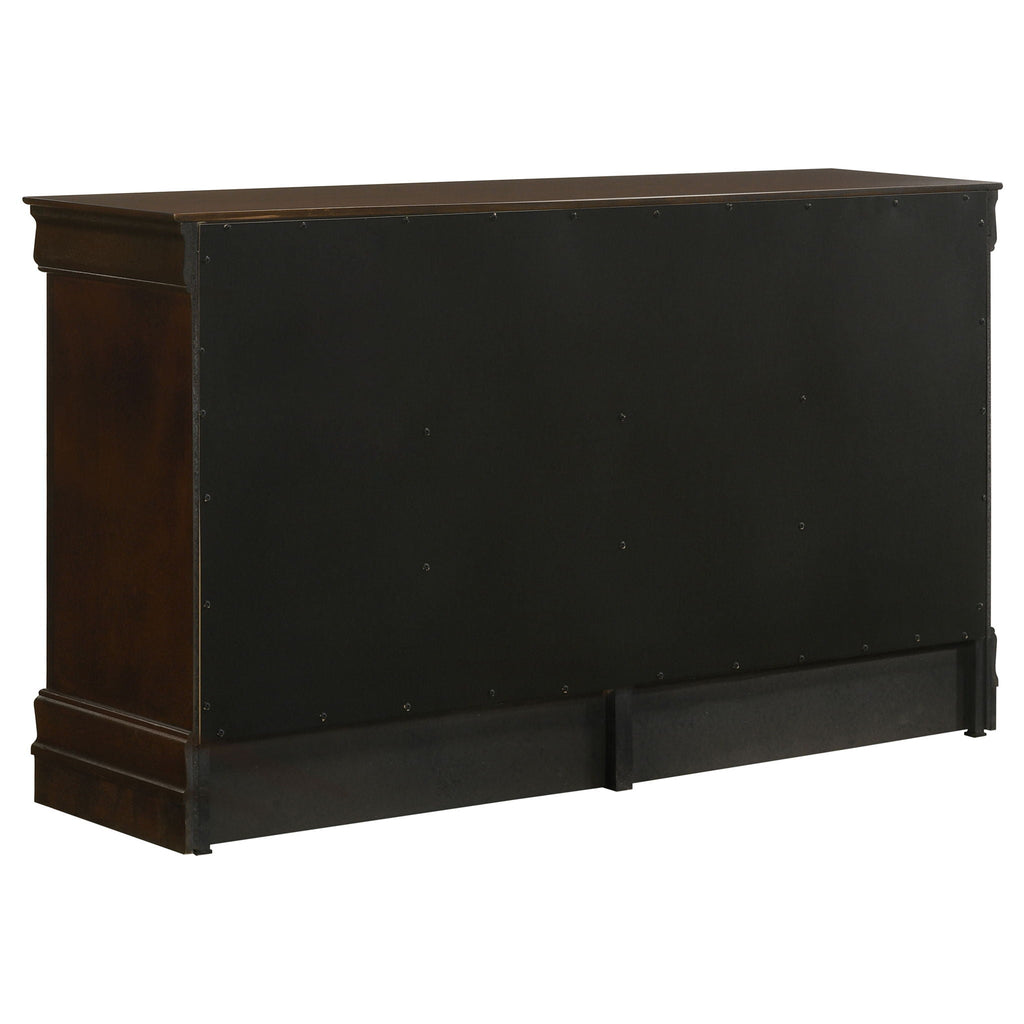 Louis Philippe 6-drawer Dresser Cappuccino by Unique Piece Furniture