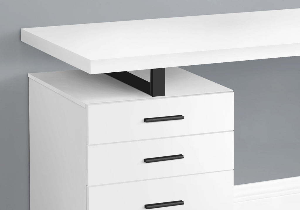 Computer Desk For Home Office, Left, Right Set - Up, Ample Storage Drawers by Unique Piece Furniture