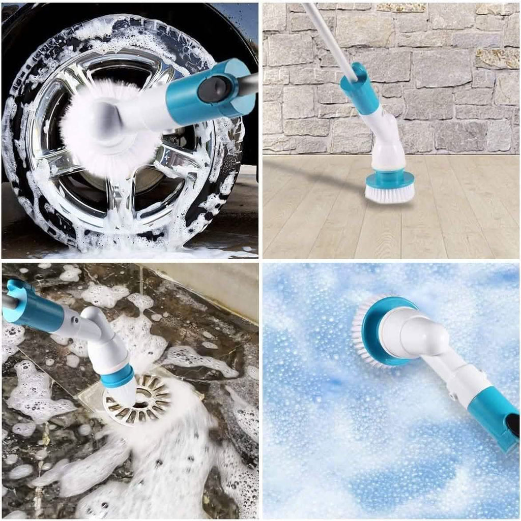 Electric Spin Scrubber Cordless Scrubber Brush with Long Handle by DailySale