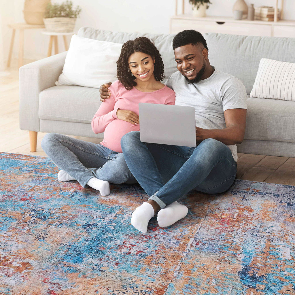 Maval - Stunning Area Rug, Washable by Unique Piece Furniture