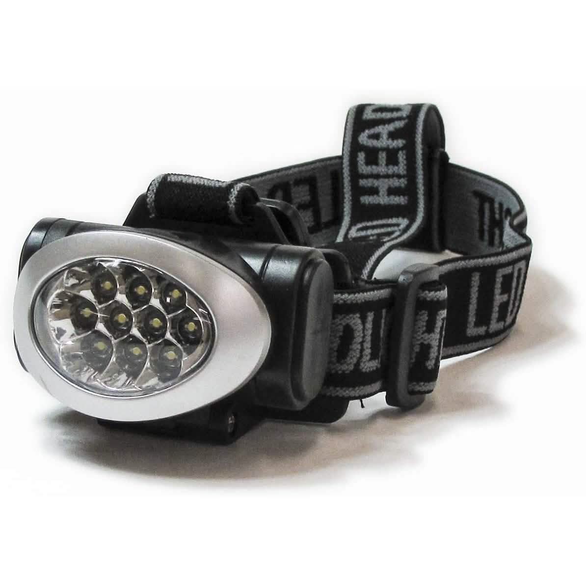 3-Pack: Impecca Water Resistant 20 Lumens 10 LED Headlamp by DailySale