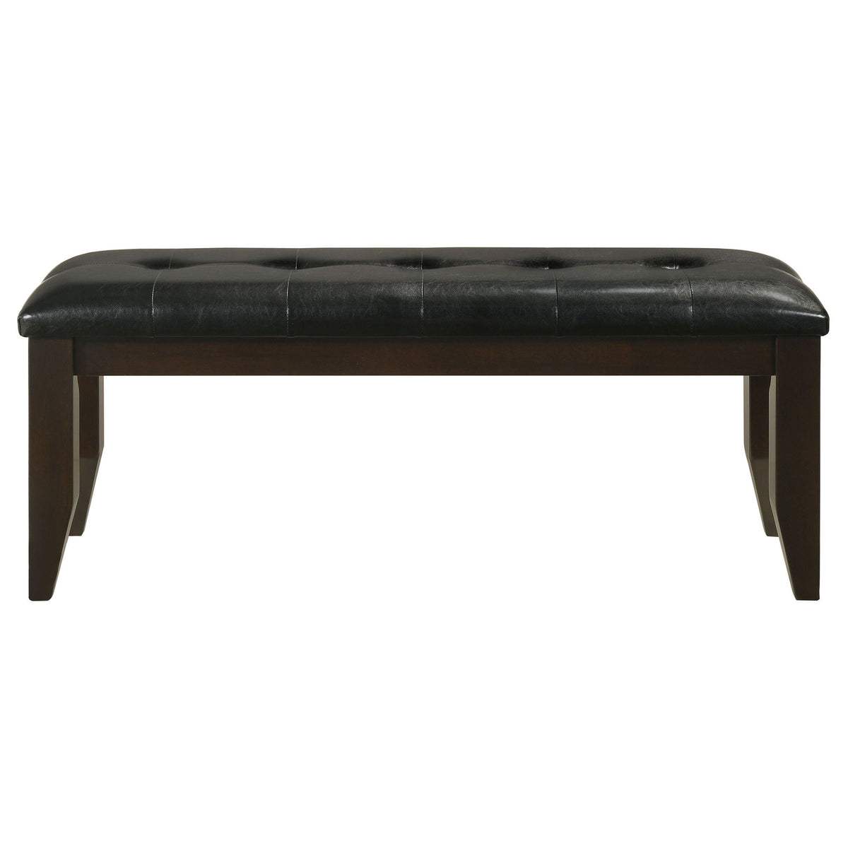 Dalila Leatherette Upholstered Wood Dining Bench Cappuccino by Unique Piece Furniture