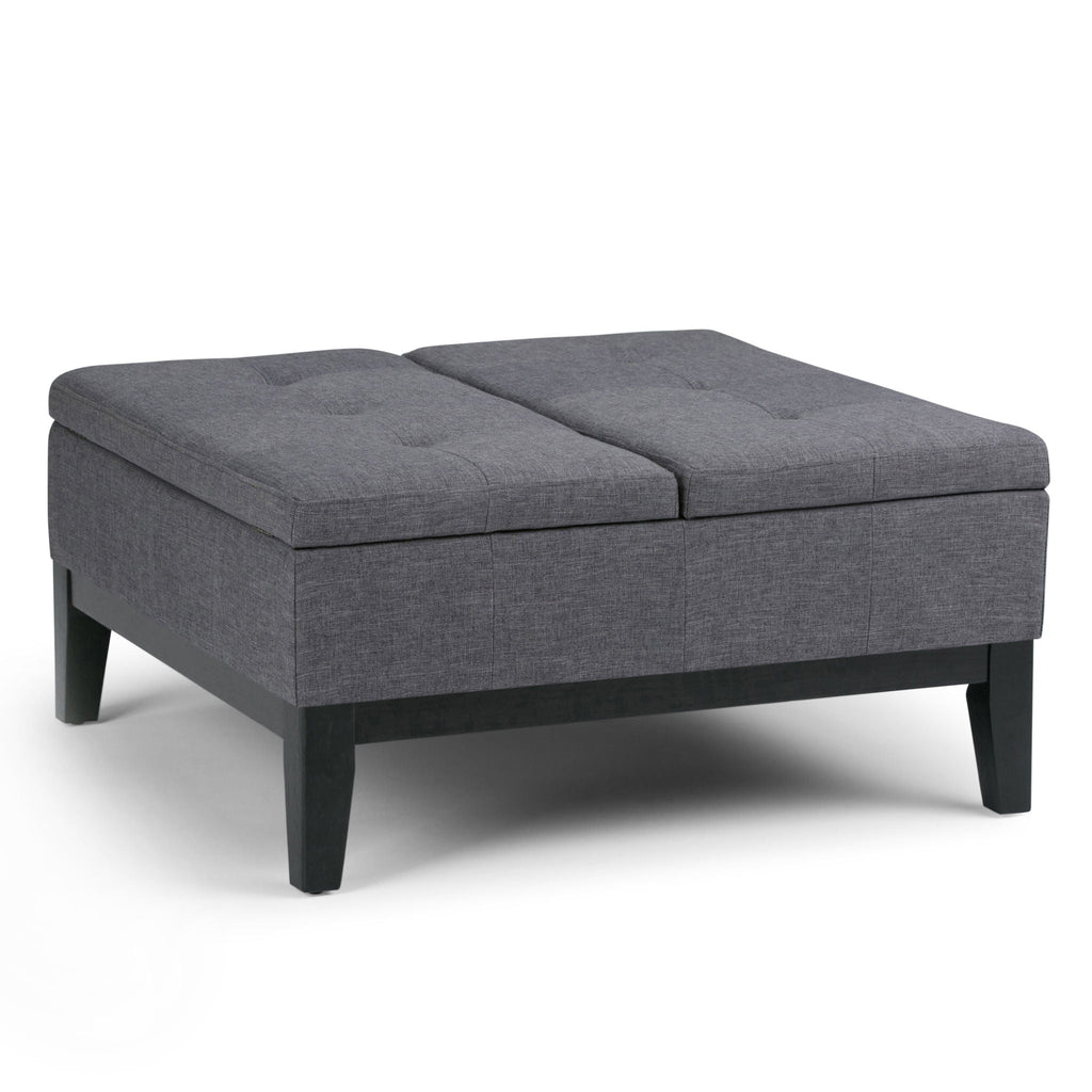Dover - Multifunctional Lift Top Coffee Table Storage Ottoman by Unique Piece Furniture