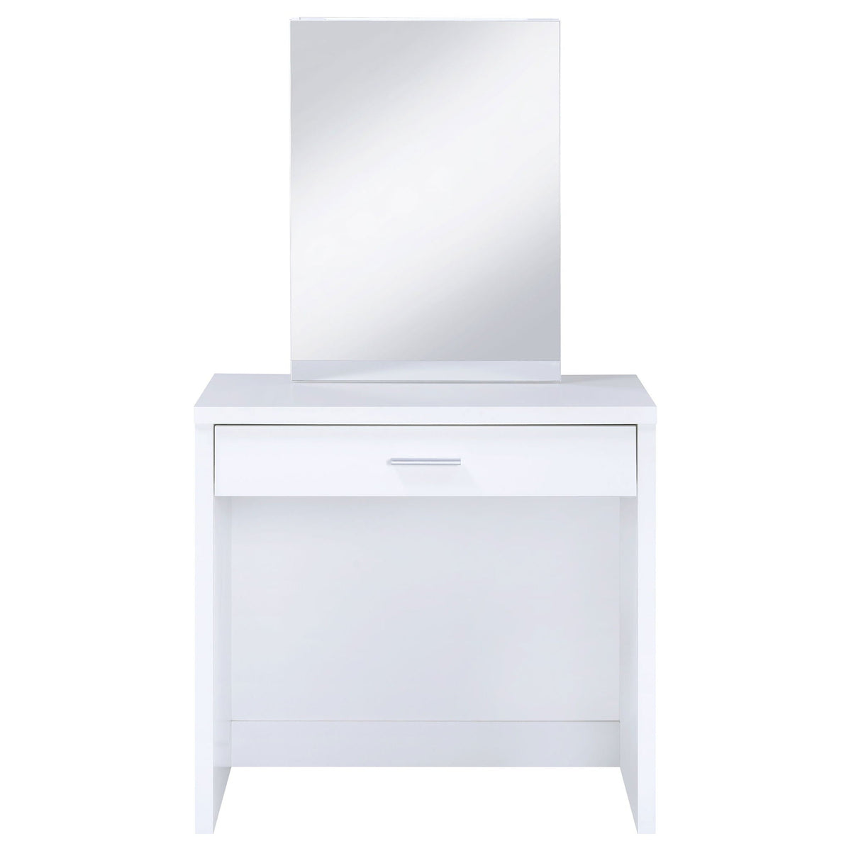 Harvey Vanity Set with Lift-Top Stool White by Unique Piece Furniture