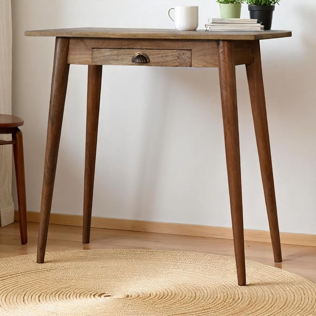 Mini Writing Desk - Oak by Unique Piece Furniture