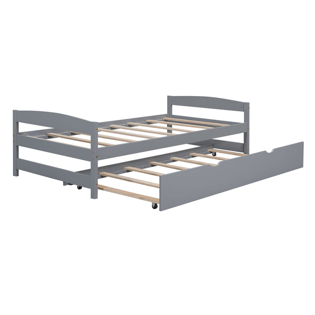 Platform Bed With Trundle by Unique Piece Furniture