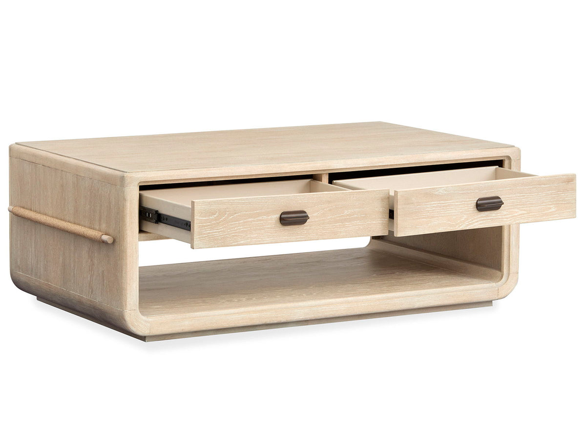 Sunset Cove - Rectangular Cocktail Table With Casters by Unique Piece Furniture