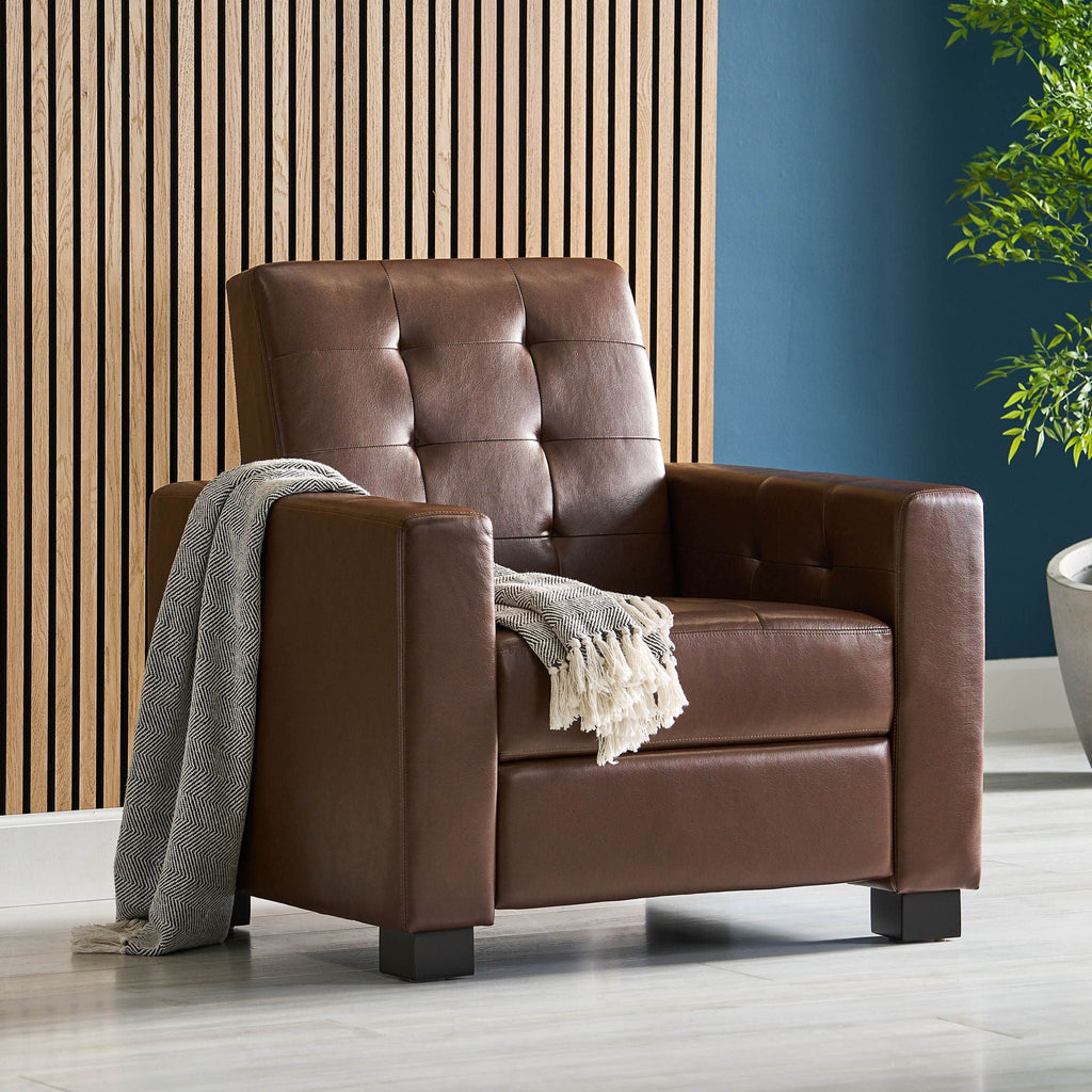 Langseth - Contemporary Tufted Pushback Recliner by Unique Piece Furniture