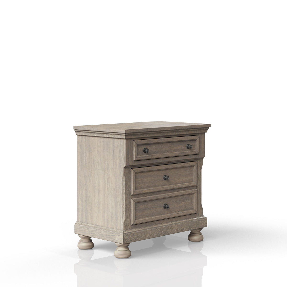 Nightstand Two Storage Drawers by Unique Piece Furniture