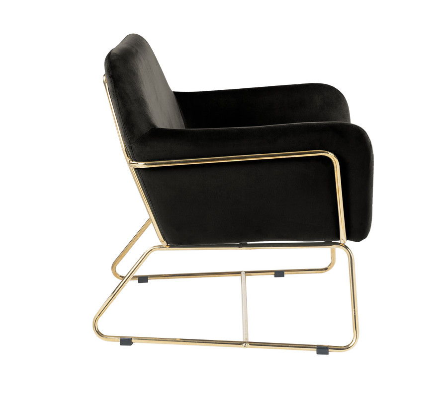 Keira - Accent Chair With Metal Base by Unique Piece Furniture