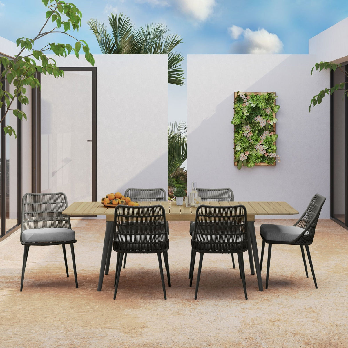 Beachside - Outdoor Extendable Dining Table - Light Teak by Unique Piece Furniture