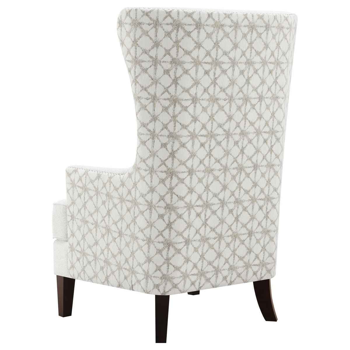 Pippin Upholstered High Wingback Accent Chair Latte by Unique Piece Furniture