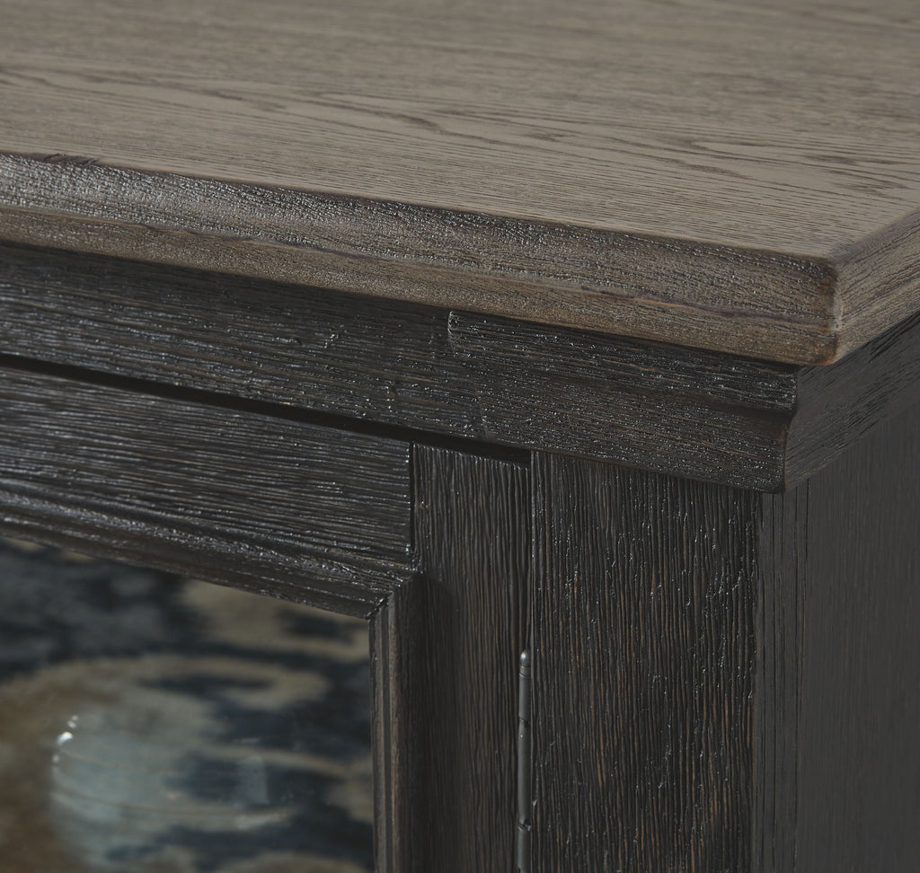 Tyler Creek - Extra Large TV Stand - Black / Gray by Unique Piece Furniture