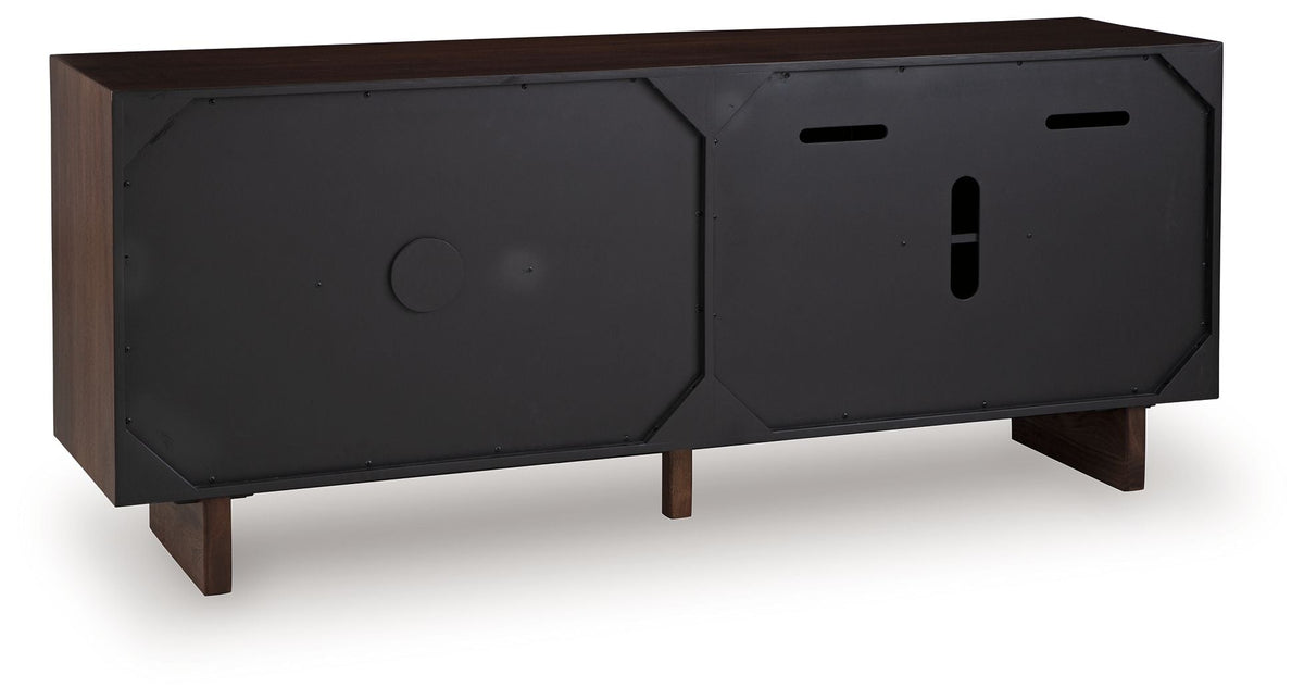 Welby - Accent Cabinet - Brown / Charcoal by Unique Piece Furniture