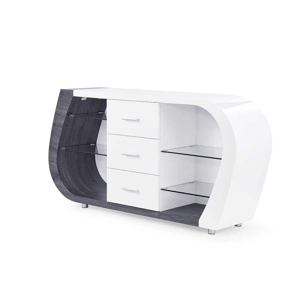 Anne - Buffet - White / Gray by Unique Piece Furniture