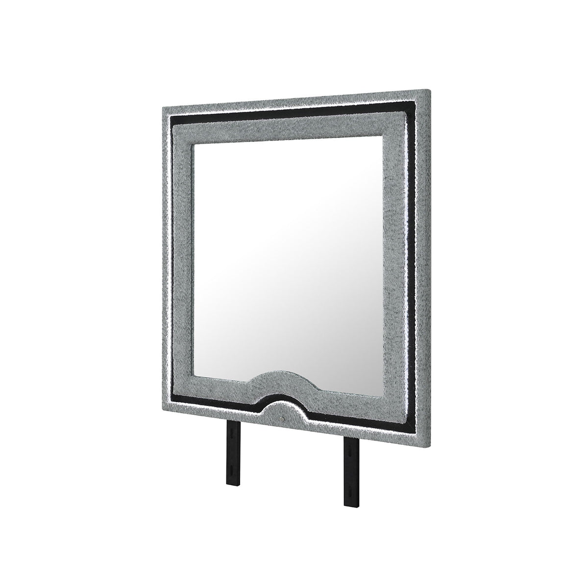 Isaiah - Mirror With Upholstered Frame And LED Lighting by Unique Piece Furniture
