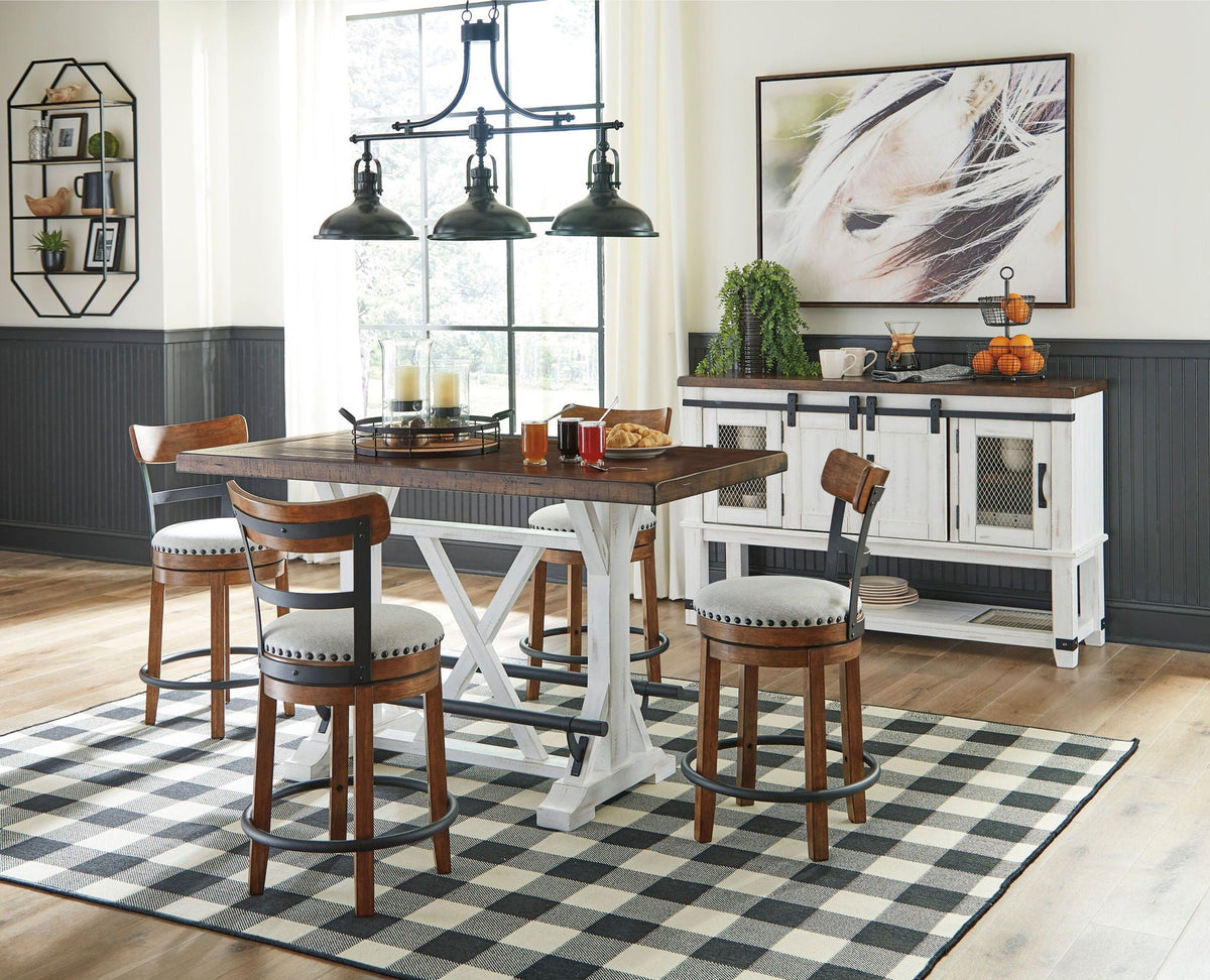 Valebeck - Counter Height Table Set by Unique Piece Furniture