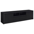 Winfield 78-inch 2-door TV Stand Media Console Black by Unique Piece Furniture