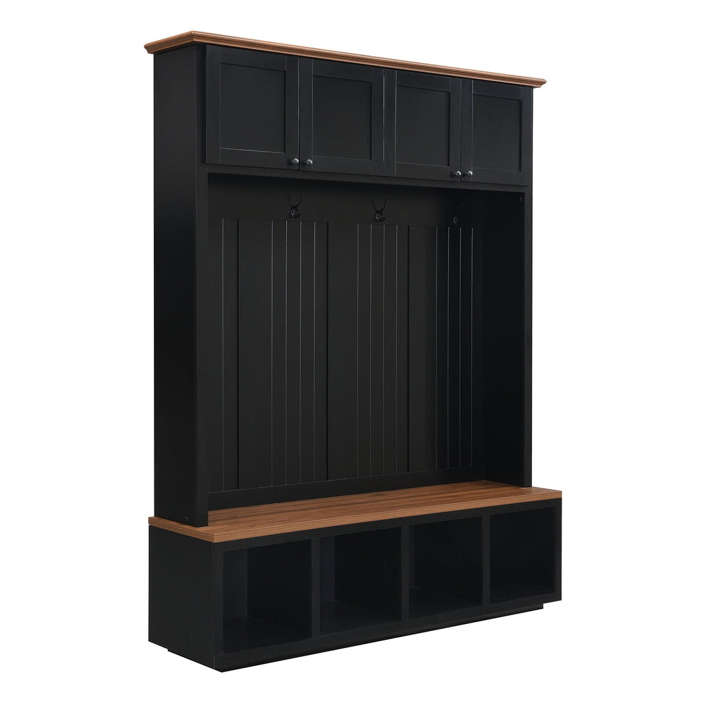 Entryway Hall Tree With Bench And Storage by Unique Piece Furniture