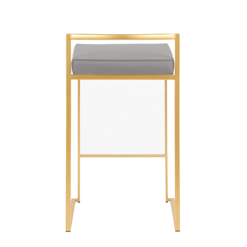 Fuji - Contemporary / Glam Design Counter Stool (Set of 2) by Unique Piece Furniture
