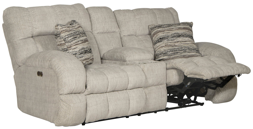 Ashland - Power Lay Flat Reclining Console Loveseat by Unique Piece Furniture