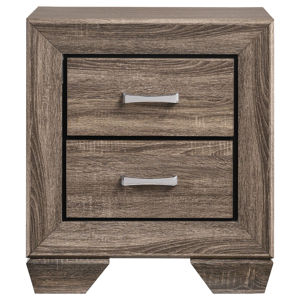 Kauffman 5-piece Queen Bedroom Set Washed Taupe by Unique Piece Furniture