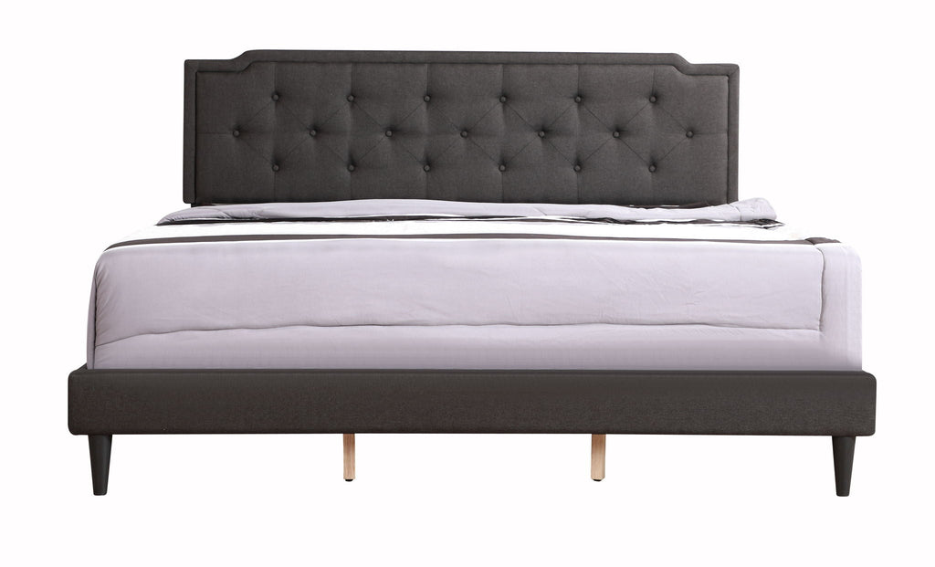 Button Tufted Bed Charming For Cozy Spaces by Unique Piece Furniture