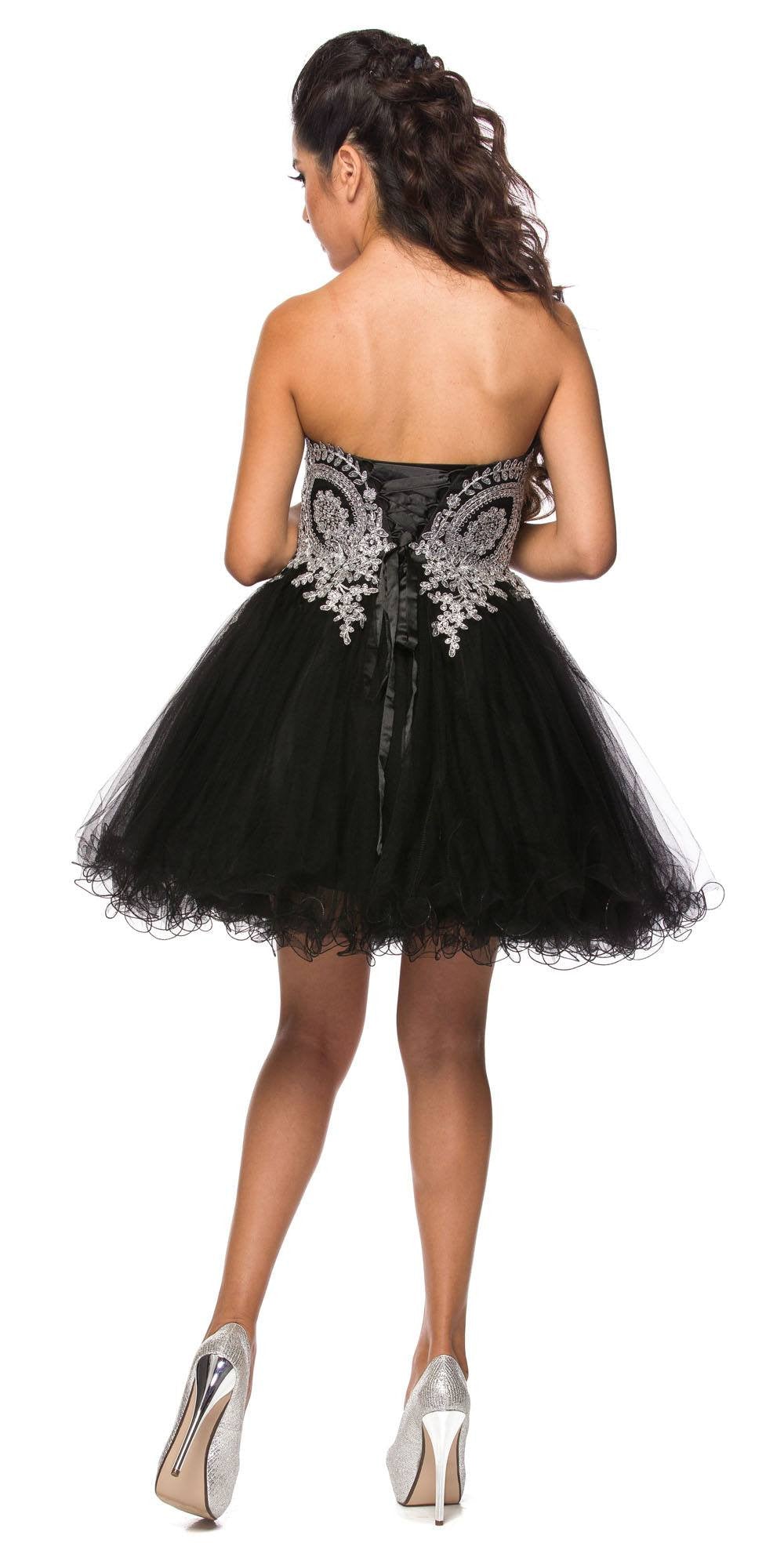 CLEARANCE - Juliet 762 Sweetheart Neckline Poofy Short Dress (Size M) by DiscountDressShop