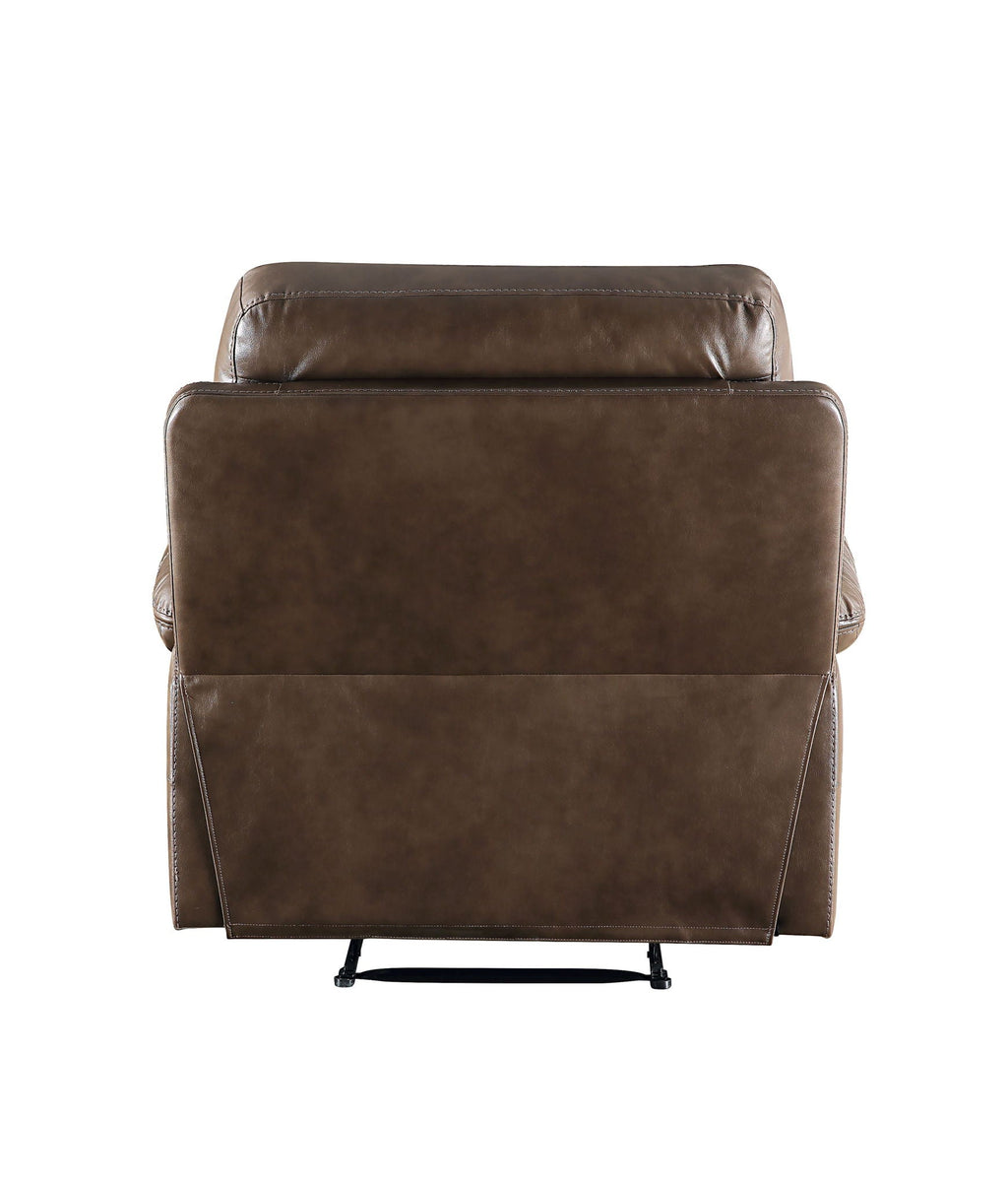 Aashi - Leather Gel Match Recliner Chair - Brown by Unique Piece Furniture