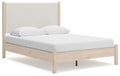 Cadmori - Upholstered Panel Bed by Unique Piece Furniture
