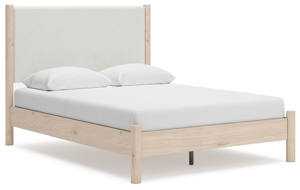 Cadmori - Upholstered Panel Bed by Unique Piece Furniture