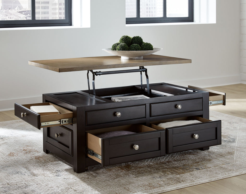 Drazmine - Lift Top Cocktail Table - Brown by Unique Piece Furniture