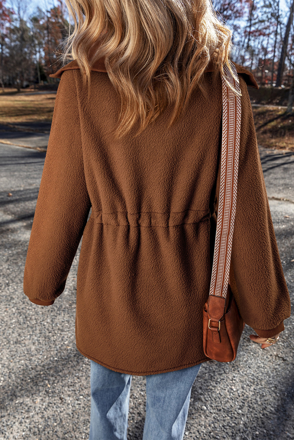 Audrey Half Zip Fleece Pullover by Threaded Pear