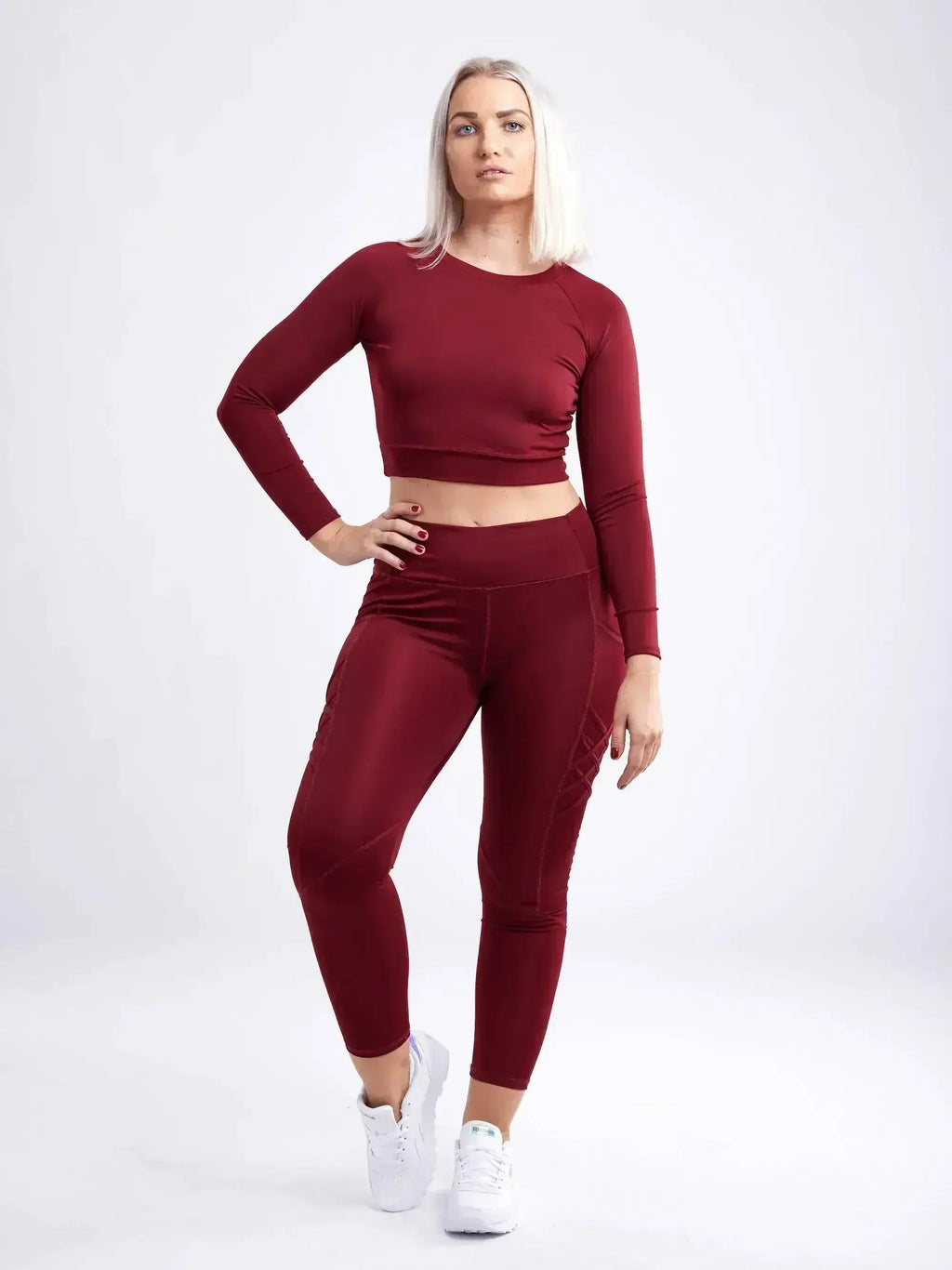 Long-Sleeve Crop Top by Femstylo
