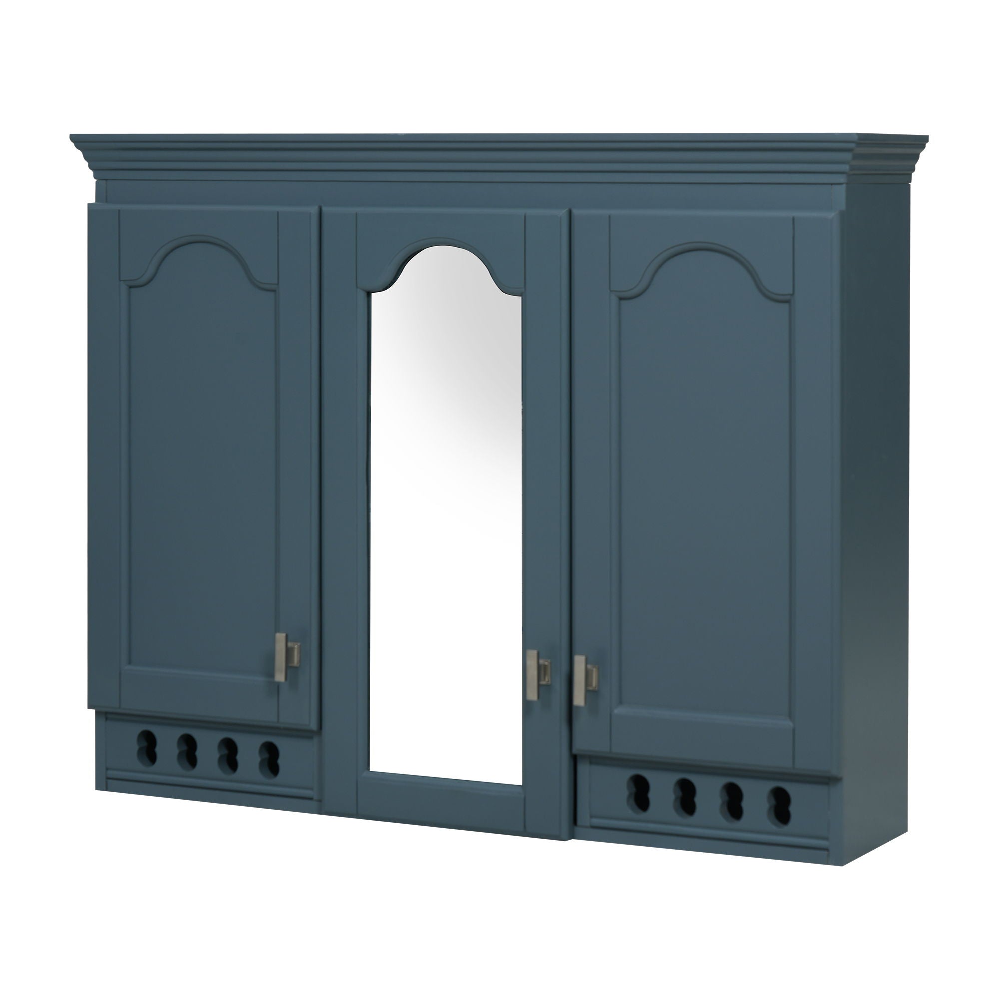 Wall Mount Mirror Cabinet With Adjustable Shelves, Soft Closing Hinges by Unique Piece Furniture