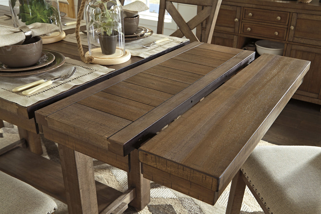 Moriville - Rectangular Dining Room Counter Extension Table - Grayish Brown by Unique Piece Furniture