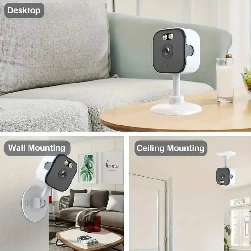 3MP Smart Home Security Camera – Night Vision, Two-Way Audio, Motion Detection, Alexa Compatible by DailySale