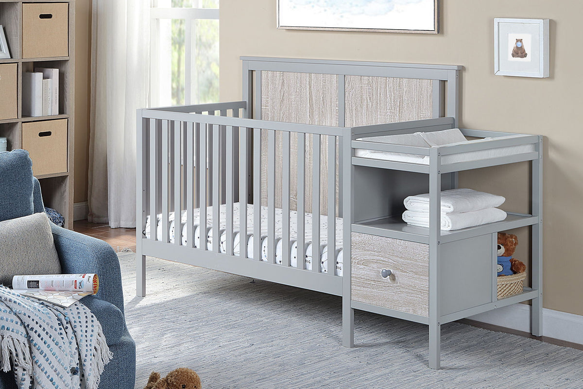 Connelly - 4-in-1 Crib and Changer Combo by Unique Piece Furniture