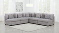 Cambria 5-piece Upholstered Modular Sectional Sofa Grey by Unique Piece Furniture