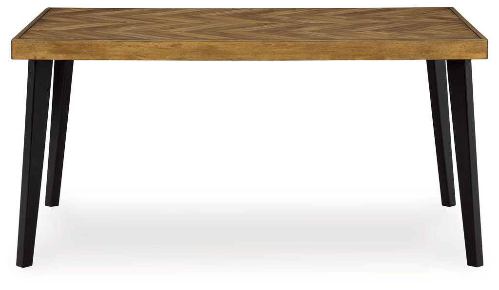 Blondon - Rectangular Drm Table Set (Set of 7) - Brown / Black by Unique Piece Furniture