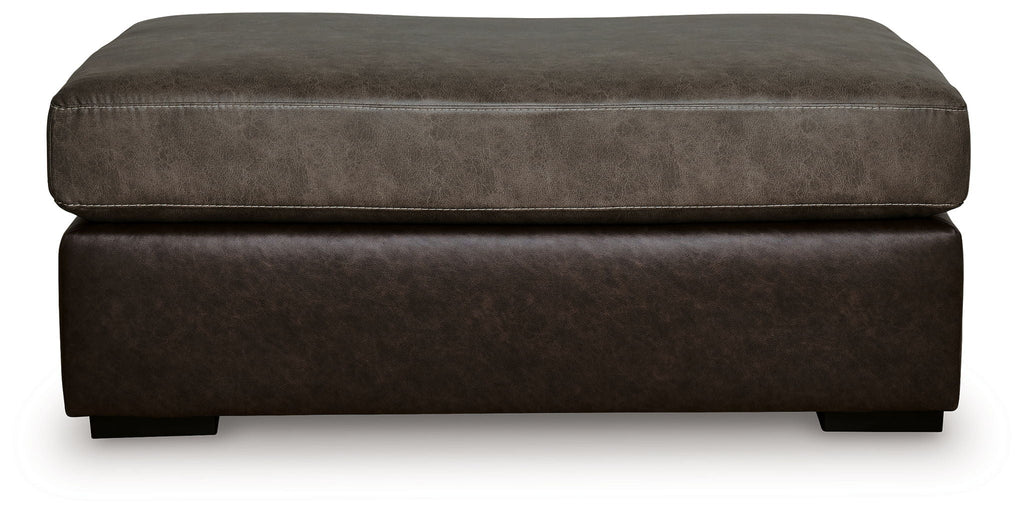 Castille Way - Oversized Accent Ottoman - Fossil by Unique Piece Furniture
